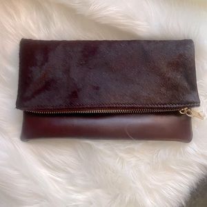 Maroon Clutch/ Purse